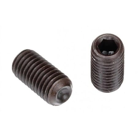 Socket Set Screw, Cup Point, 2-56 X 3/16, Alloy Steel, Black Oxide, Hex Socket , 100PK